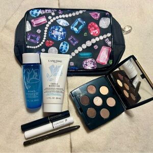 Lancôme Makeup Set with Gemstone Pouch